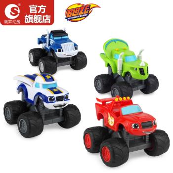 潮昇動漫旋風戰車隊小回力車玩具套裝滑行車耐摔男孩兒童聖誕禮物