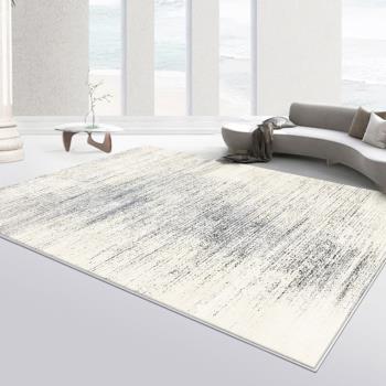 侘寂風客廳地毯臥室輕奢家用日式現代簡約北歐沙發茶幾床邊毯地墊