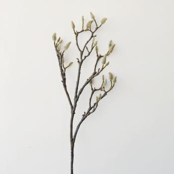 模擬玉蘭枝枯枝裝飾擺件花藝中式美式北歐古典花瓶插花意境美