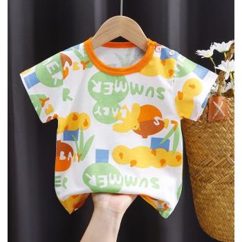 童裝純棉寶寶夏季兒童短袖t恤