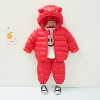 童裝洋氣加厚冬季外套羽絨棉服