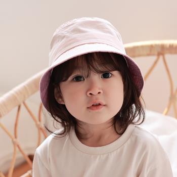 韓國春季薄款遮陽小公主嬰童帽子