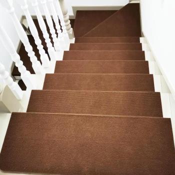 純色樓梯踏步墊實木樓梯墊免膠自粘樓梯地毯臺階貼樓家用樓梯墊