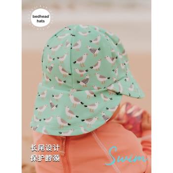 澳洲Bedhead男女童遮陽防曬帽夏季速干戶外寶寶海邊漁夫帽