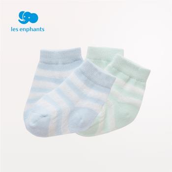 麗嬰房男女寶寶條紋春季新品襪子