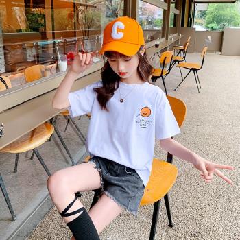 夏季純棉短袖休閑韓版女童T恤