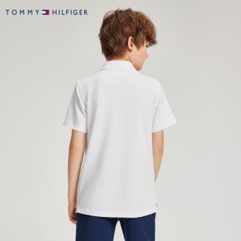 TOMMY童裝夏季新品男童純色短袖T恤Polo衫兒童透氣上衣