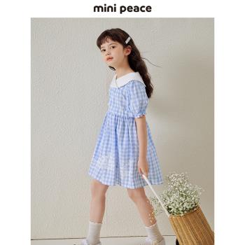 【公主系列】minipeace太平鳥童裝女童連衣裙小清新夏裝兒童裙子