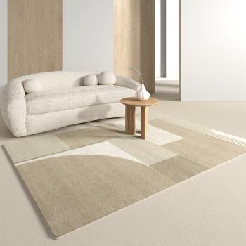 地毯客廳2021新款輕奢耐臟茶幾毯侘寂風短毛日式臥室整鋪床邊地墊