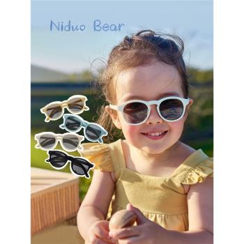 尼多熊2023春夏兒童太陽眼鏡防紫外線嬰兒太陽鏡兒童墨鏡寶寶眼鏡
