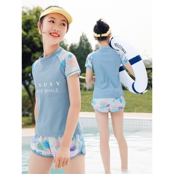 大童洋氣夏季網紅學生兒童泳衣