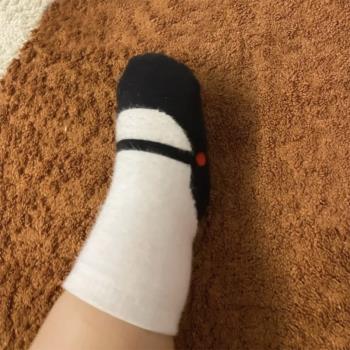 網紅爆款春秋男女寶寶芭蕾造型可愛襪中筒襪子點膠防滑底地板襪