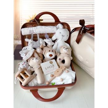 滿月玩具初生寶寶春夏嬰兒禮盒