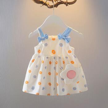 蓬蓬裙女寶寶夏裝1-2半歲女童公主裙嬰兒裙子夏季禮服兒童連衣裙