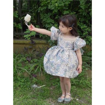 兒童禮服公主裙春季新款主持人鋼琴演奏禮服寶寶周歲禮服蓬蓬裙