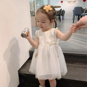 女寶寶夏季周歲小童公主網紗裙