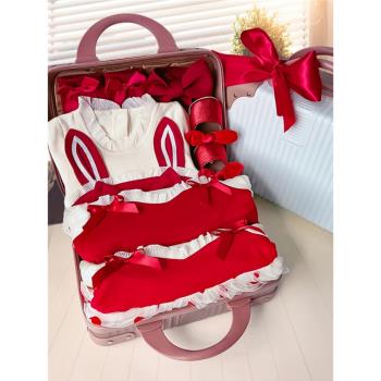 小公主兔寶寶喜慶周歲嬰兒禮盒