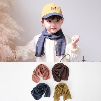 韓國進口春秋薄款1-3歲嬰童圍巾