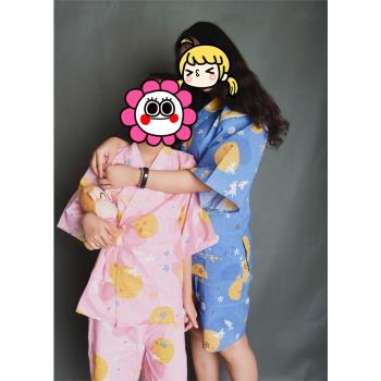 平紋棉布和服男童親子裝日式浴衣