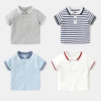 嬰兒衣服短袖0-3歲小童POLO衫