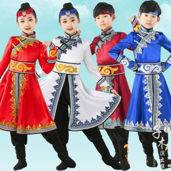 兒童蒙袍民族服裝舞蹈