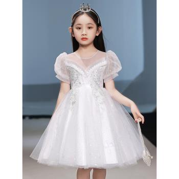 蓬蓬夏季婚紗兒童鋼琴洋氣公主裙