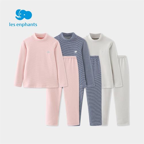 清倉麗嬰房童裝女寶寶德絨針織家居服套裝兒童長袖保暖打底衫秋冬