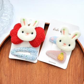 韓國可愛胡蘿卜小兔子兒童發飾