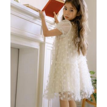出口韓國高端大牌女童夏季紗裙