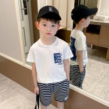 童裝品牌外貿韓版運動短袖夏裝