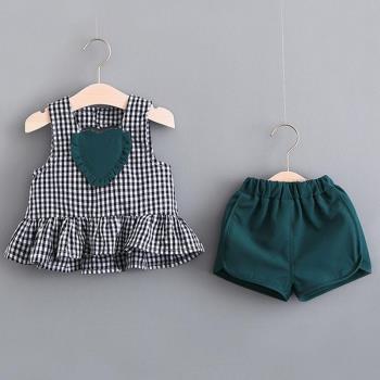 女寶寶衣服3歲嬰幼兒洋氣夏裝