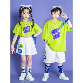 幼兒園小學生春季運動會表演服裝兒童啦啦隊合唱演出服班服套裝