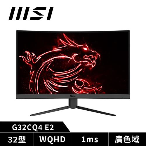 MSI 微星G32CQ4 E2 32型曲面電競螢幕|32吋|ETMall東森購物網