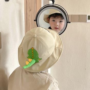 寶寶恐龍春秋款嬰兒男孩女童帽子