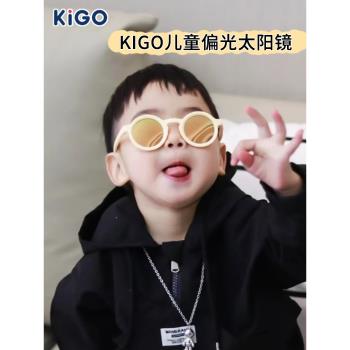 kigo女孩偏光防曬專業兒童太陽鏡