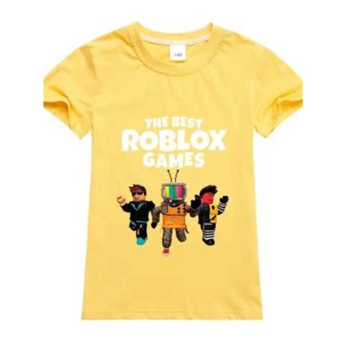 ROBLOX純棉T恤卡通短袖夏季中大童裝