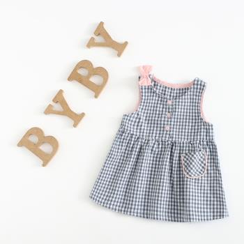 女寶寶0-3歲幼兒洋氣夏季連衣裙
