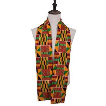 非洲民族特色圍巾服裝配飾穿戴長款全棉男女披肩African shawl