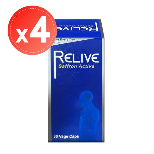 【RELIVE】西班牙藏紅花護緊神方(30顆)x4盒
