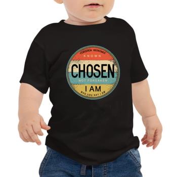 Choose Christian cotton5歲 8歲小孩T恤Religious Retro Tops