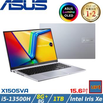 (規格升級)ASUS VivoBook 15吋筆電 i5-13500H/16G/1TB/W11/X1505VA-0171S13500H
