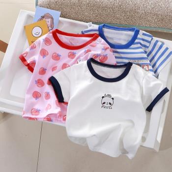 寶寶男童嬰兒夏裝純棉短袖T恤