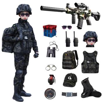 兒童迷彩服特種兵套裝男女童生日禮物中小學生夏令營軍訓戶外裝備