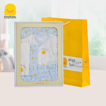 黃色小鴨純棉初生可愛嬰兒禮盒