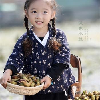 中式寶寶兒童拍照攝影衣服春秋裝
