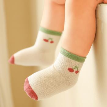 嬰兒襪子春秋女童網眼襪兒童無骨襪女寶寶春夏薄款新生兒襪0一3月