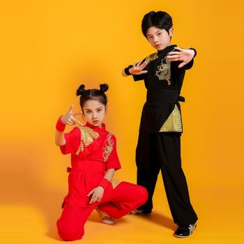 六一兒童武術服功夫男女童幼兒園少兒訓練學生武術練功表演出服裝