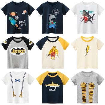27KIDS韓版卡通短袖寶寶衣服童裝