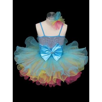 六一兒童芭蕾舞裙女童公主裙蓬蓬裙小天鵝舞蹈服幼兒tutu裙演出服