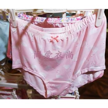 皮爾卡丹兒童內衣女童小中大童印花兩件裝平口褲KD127029、127033